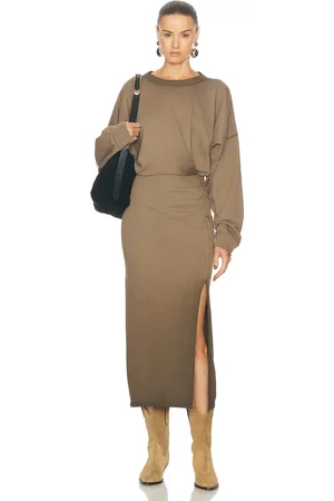Isabel Marant Salomon Dress in Brown
