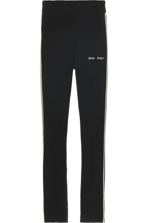 Palm Angels Classic Logo Knit Track Pants in Black