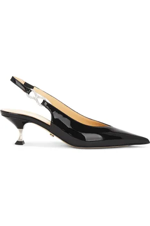 Mach & Mach Crystal Bow Pointed Toe Slingback in