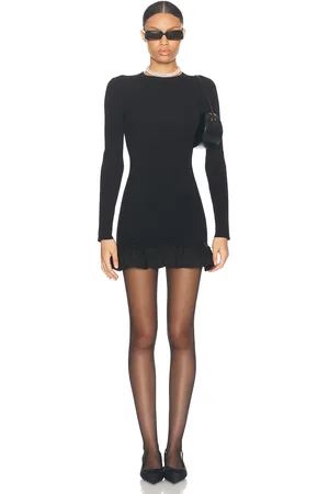 SIMON MILLER Otto Knit Poplin Combo Dress in