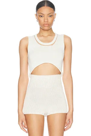 AISLING CAMPS Cropped Tank Top in
