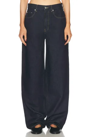 Loulou de Saison Samur Straight Leg in Denim-Dark