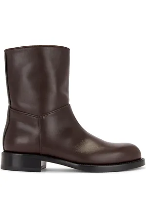 The Row Nobilis Ankle Boot in Chocolate