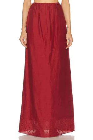 POSSE Aurelia Skirt in Burgundy