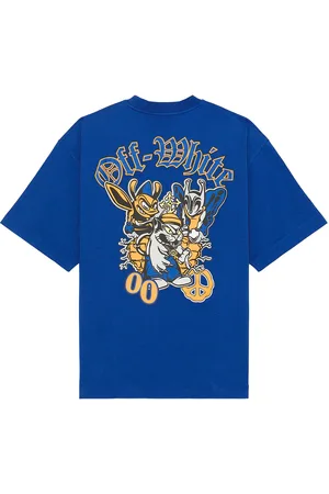OFF-WHITE Gang Skate T-Shirt in Blue