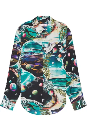 MARTINE ROSE Classic Shirt in Teal