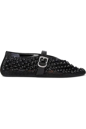 Alaïa Studded Ballerina Flat in Black