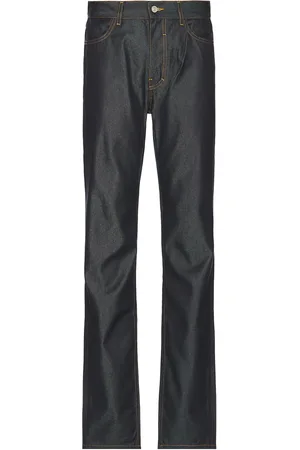 Givenchy Skinny Straight Fit Trousers in Denim-Dark