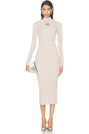 Diesel Mock Neck Midi Dress in
