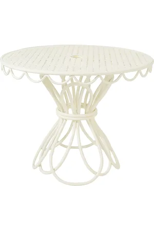 business & pleasure co. Al Fresco Small Table in White