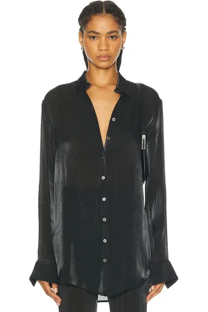 PRISCAVera Relaxed Button Down Top in