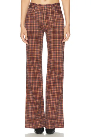 R13 Jane Straight Leg in Burgundy