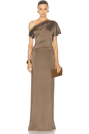 TOVE Inez Dress in Brown