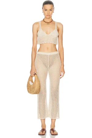 Akoia Swim Poppi Pant Set in Cream
