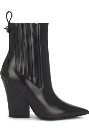 VALENTINO GARAVANI V Logo 105 Lockette Beatle Boot in Black