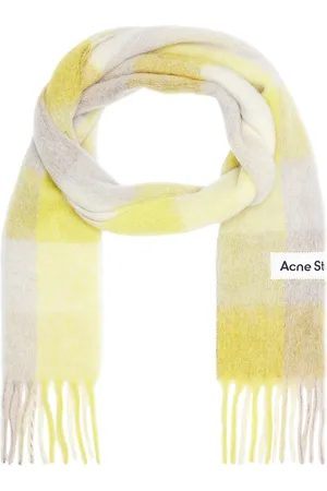 Acne Studios Vally Scarf in Yellow
