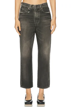R13 Boyfriend Straight Leg in Grey