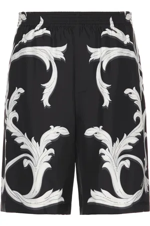 VERSACE Silk Shorts in Black