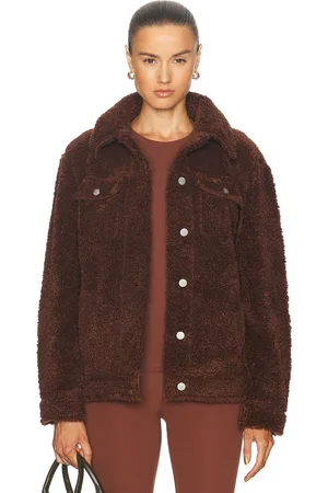 Beyond Yoga Rider Shacket in Chocolate