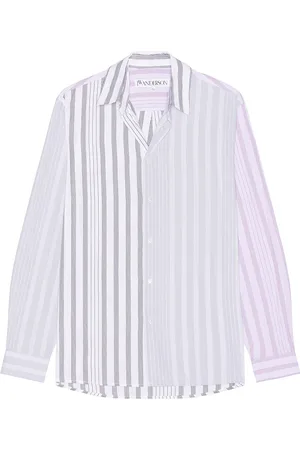J.W.Anderson Stripe Patchwork Shirt in White