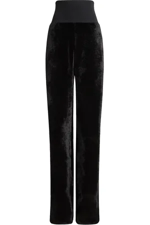Alaïa Velvet Pant in Black