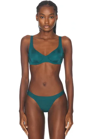 CUUP Micro Scoop Bra in Teal
