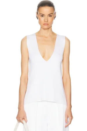 Khaite Heidi Top in Cream
