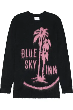 BLUE SKY INN Mohair Sweater With Palms in