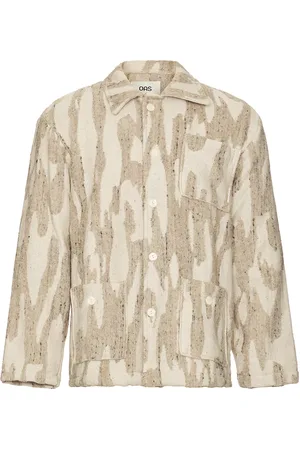 Oas Dandy Linen Terry Jacket in Grey
