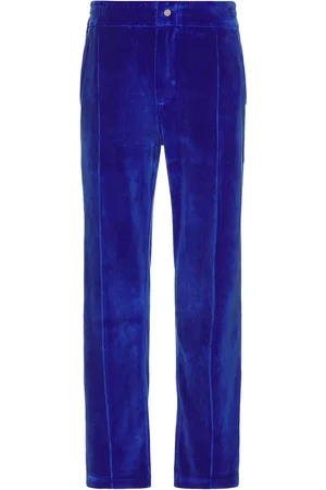 Oas Velour Pants in Blue