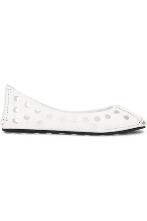 Alaïa Ballet Flat in White