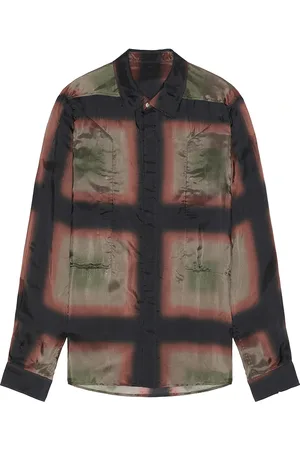 Rick Owens Fogpocket Outershirt in Brown