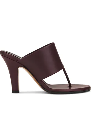 The Row Signum Sandal in Burgundy