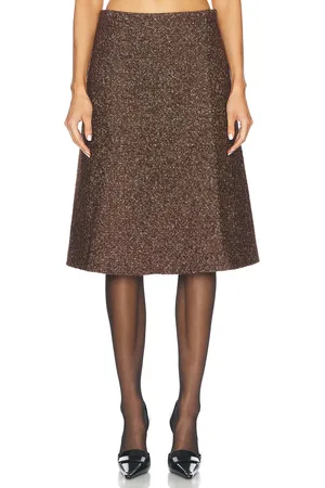 SANDY LIANG Mercury Skirt in Brown