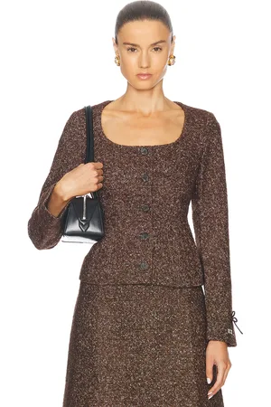 SANDY LIANG Grappa Jacket in Brown