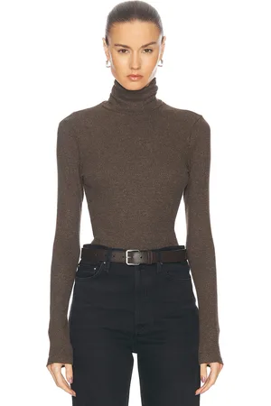 AGOLDE Pascale Turtleneck in Brown