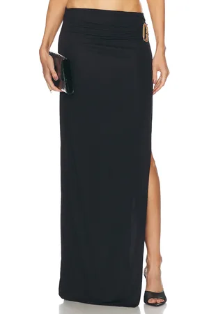 Casablanca Draped Maxi Skirt in