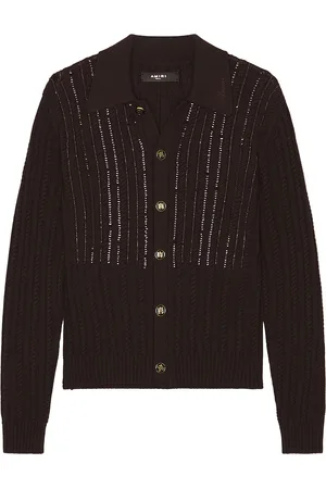 AMIRI Long Sleeve Shirt in Brown