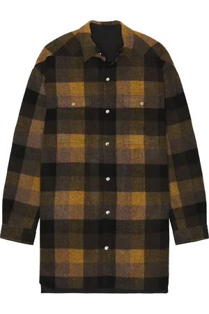 Rick Owens Oversized Outershirt in Yellow
