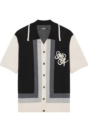 AMIRI MA Swirl Retro Shirt in Black