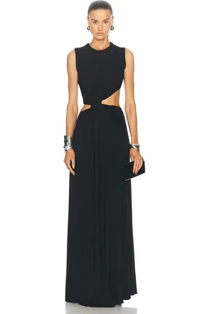 SID NEIGUM Twisted Cutout Maxi Dress in