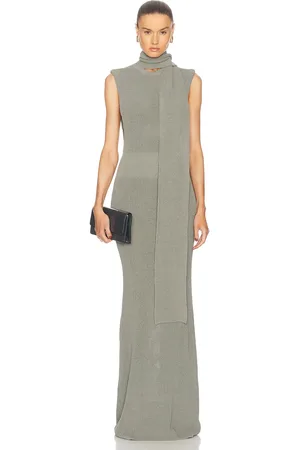 AYA MUSE Velor Dress in Grey