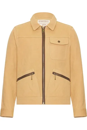 Schott NYC Unlined Utility Jacket in Tan