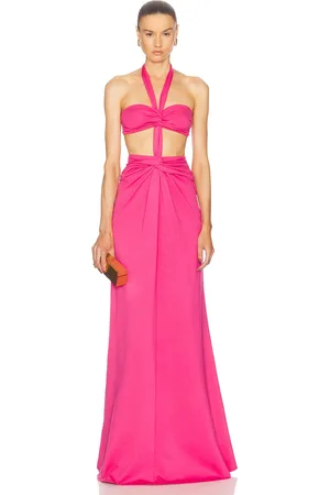 SID NEIGUM Bandeau Knot Dress in Pink