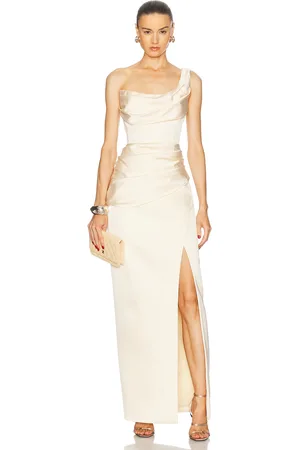 RACHEL GILBERT Duke Gown in Yellow