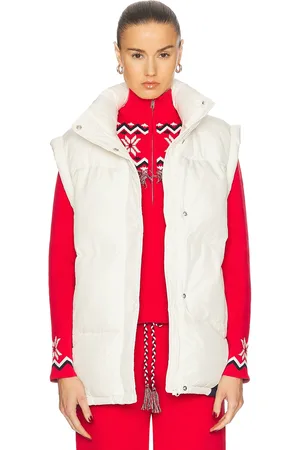 The Upside Après Ski Pinnacle Oslo Puffer Gilet in White