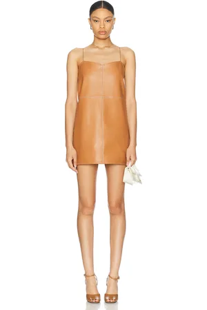 ALEXIS Amery Short Dress in Brown
