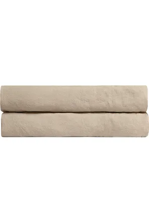 Parachute Linen Fitted Sheet in Tan