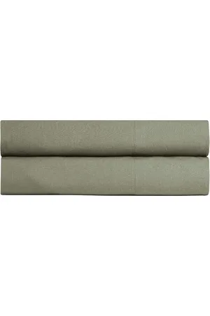 Parachute Percale Fitted Sheet in Green