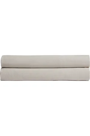 Parachute Heirloom Tencel Linen Fitted Sheet in White